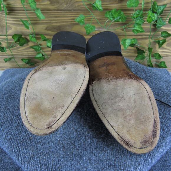 Bostonian Men's Classics Derby Oxfords Burgundy Leather 11.5 Medium‎ Used 2025 - Picture 7 of 7